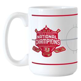Logo Brands - Denver Pioneers 2024 NCAA Men's Ice Hockey National Champions 15oz. Sublimated Mug - White