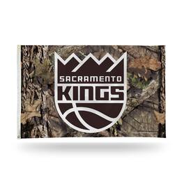 Rico Industries - Sacramento Kings Bold Mossy Oak Camo Design 3x5 Indoor/Outdoor Banner Flag - Multi