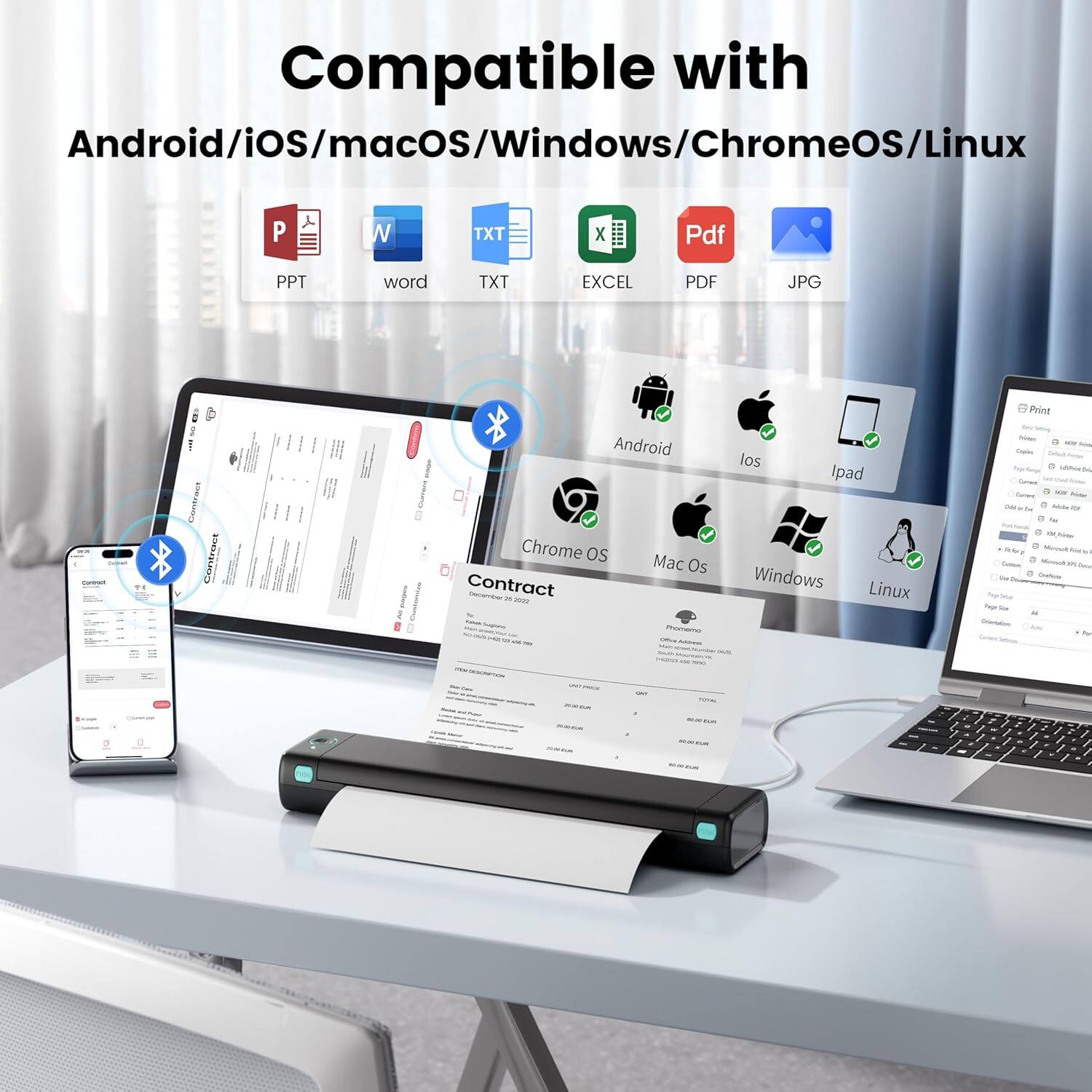 Compatible with Android/iOS/macOS/Windows/ChromeOS/Linux

PPT | Word | TXT | EXCEL | PDF | JPG

Android | iOS | iPad | Home OS | Mac OS | Windows | Linux