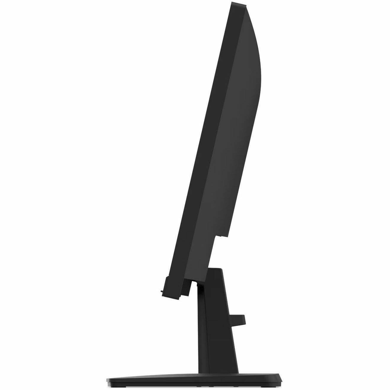 Alt View 6. Lenovo - Lenovo ThinkVision S22-4e 22" Class Full HD LED Monitor - 16:9 - Raven Black - 21.5" Viewable - In-plane Switching (IPS) - Raven Black.