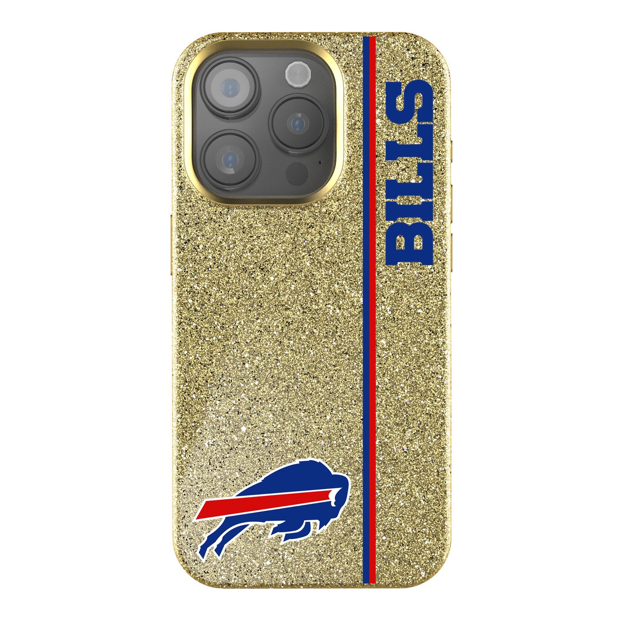 Front. Keyscaper - Buffalo Bills iPhone Bling Case - 16 - Gold.