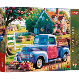 Trefl - Premium Plus Tea Time: Farm Truck 500 Piece Puzzle - Multicolor