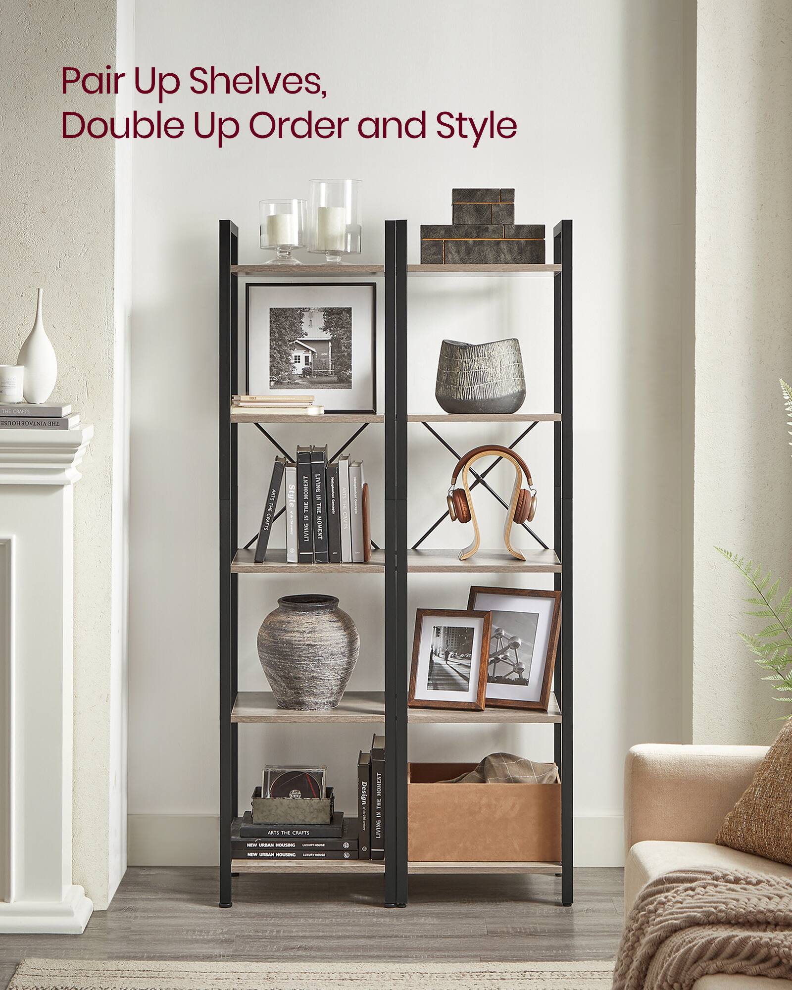 Pair Up Shelves, Double Up Order and Style