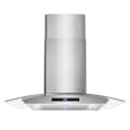 COSMO - 30 inches - Convertible - Wall Range Hood - Stainless Steel