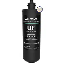 Waterdrop - RF10-UF 0.01 Micron Replacement Filter Cartridge For 10UA/10UA-UF/10UB/10UB-UF Under Sink Water Filter - Black