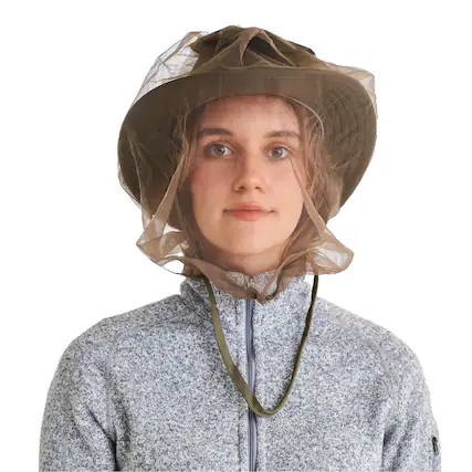 Front. Coghlan’s - Coghlan's No-See-Um Head Net for Outdoor Survival, Camping - Beige.