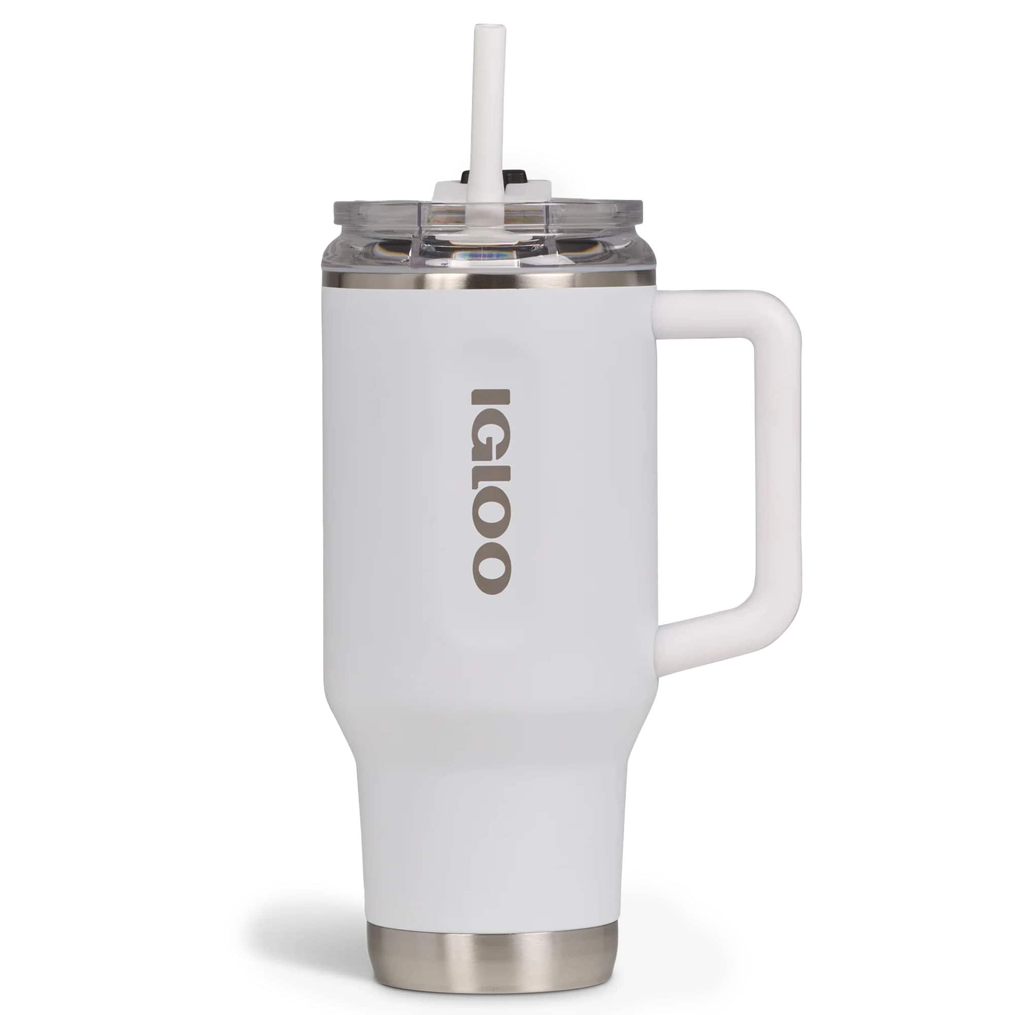 Igloo - 32 oz. Flip ‘n’ Sip Stainless Steel Travel Mug - White price history on PriceWatchPro