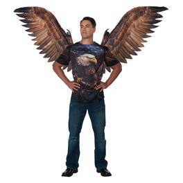 California Costumes - Eagle Bird Of Prey Costume Wings | One Size Fits Most - Brown