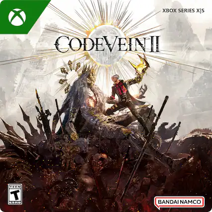 XBOX SERIES X|S
CODE VEIN II
TEEN ESRB
BANDAI NAMCO - T (Teen 13+)