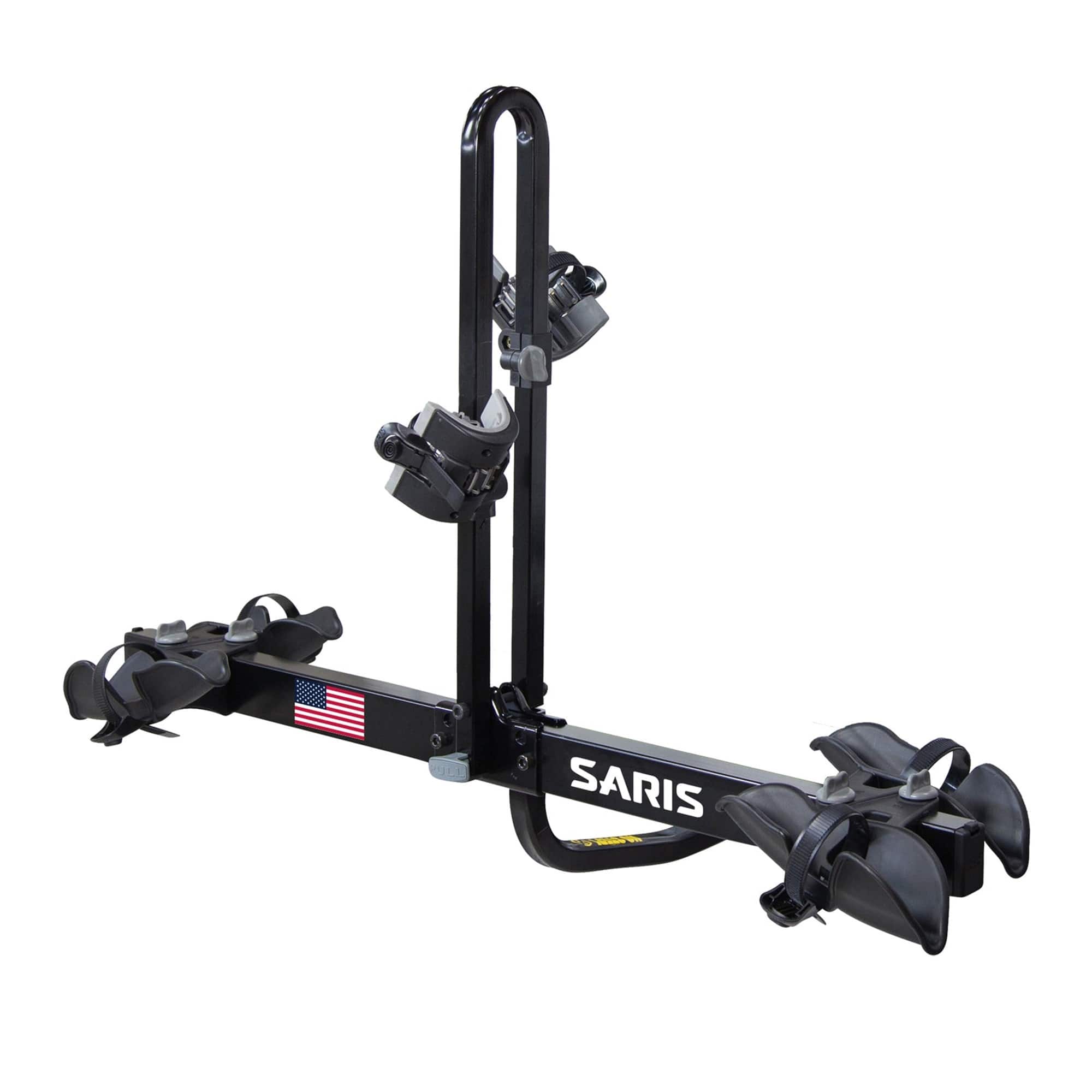 Front. Saris - Freedom Hitch Bike Rack Mount, Bike Rack for Car and SUVs, 2 Bikes - Black.