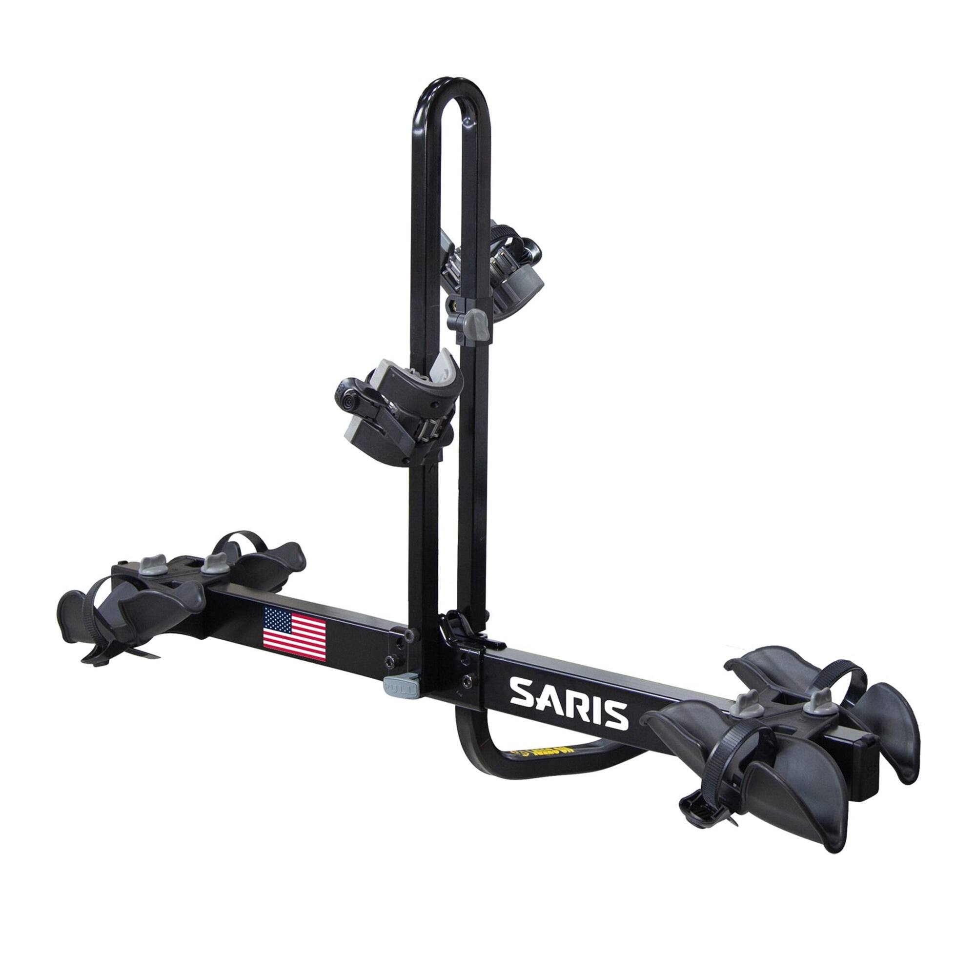 Front. Saris - Freedom Hitch Bike Rack Mount, Bike Rack for Car and SUVs, 2 Bikes - Black.