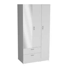 TuHome - Riverside Armoire MDF - White