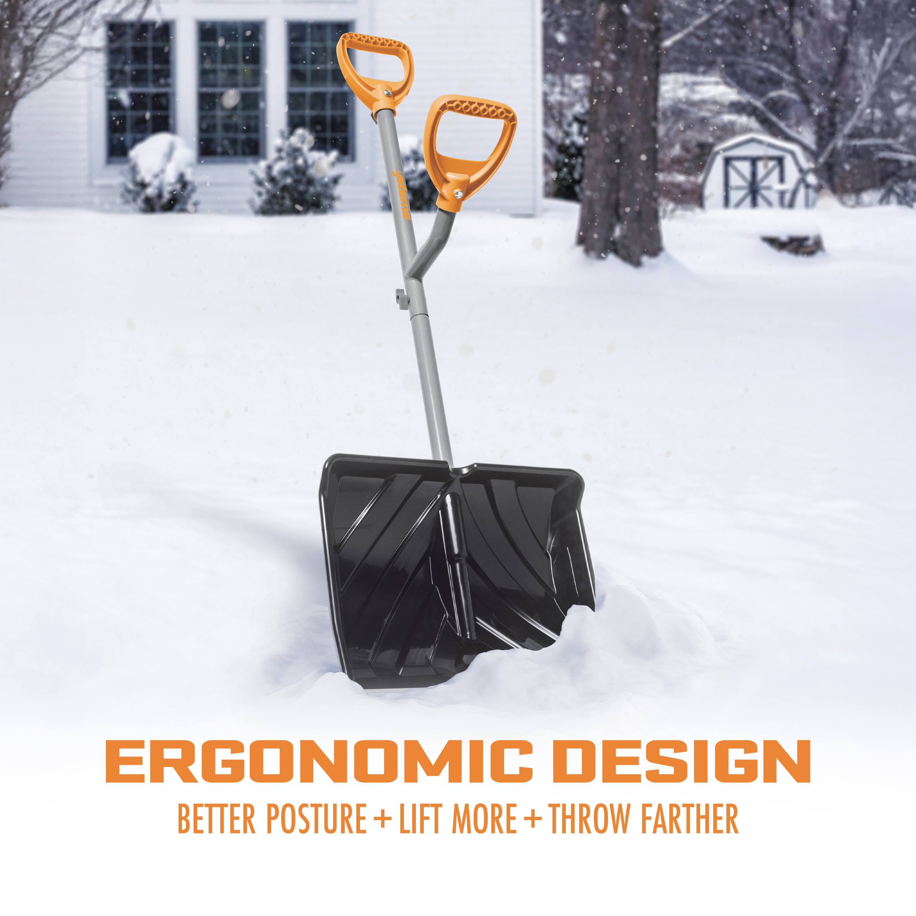 ERGONOMIC DESIGN  
BETTER POSTURE + LIFT MORE + THROW FARTHER