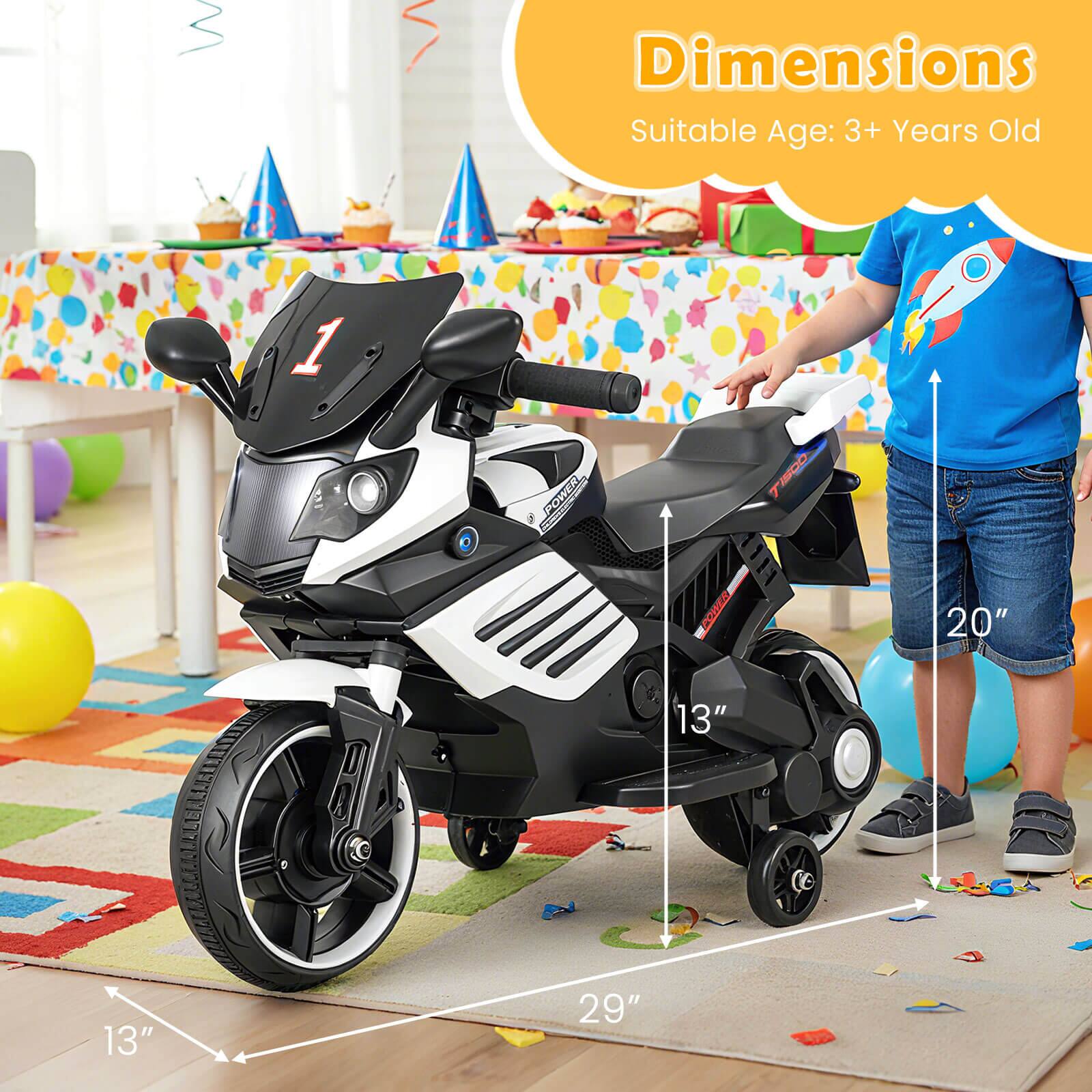 Dimensions  
Suitable Age: 3+ Years Old  

1 POWER  
20"  
13"  
13"  
29"