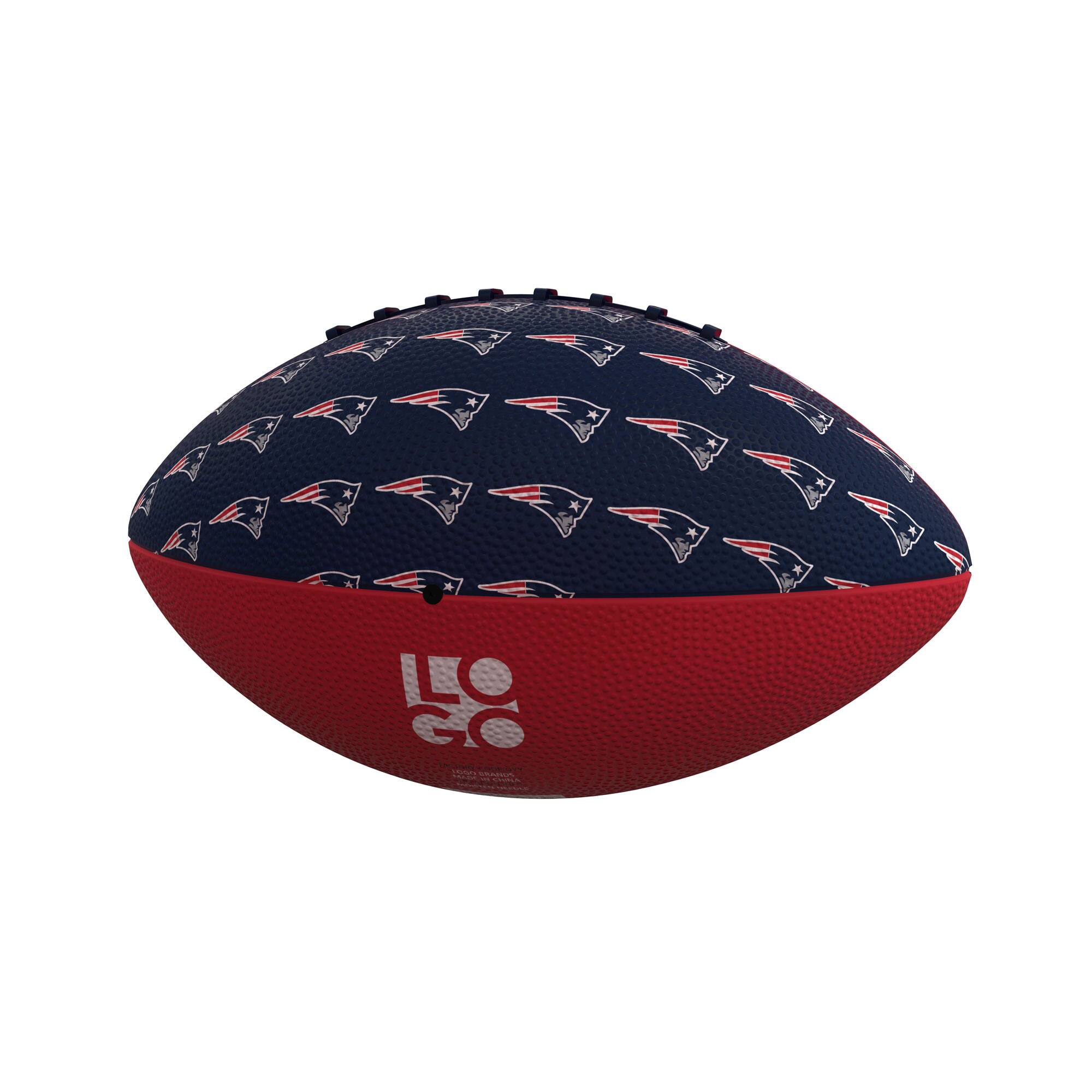 Alt View 1. Logo Brands - Mini Rubber Football - Multicolor.