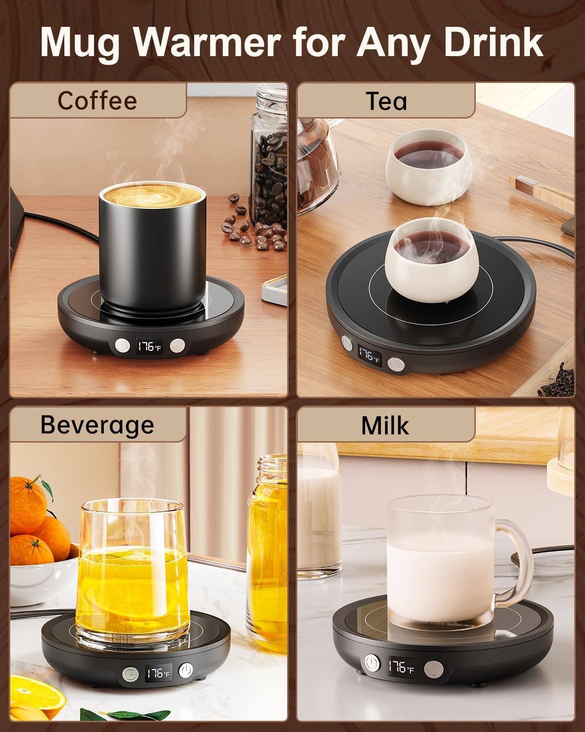 Mug Warmer for Any Drink

Coffee

Tea

Beverage

Milk