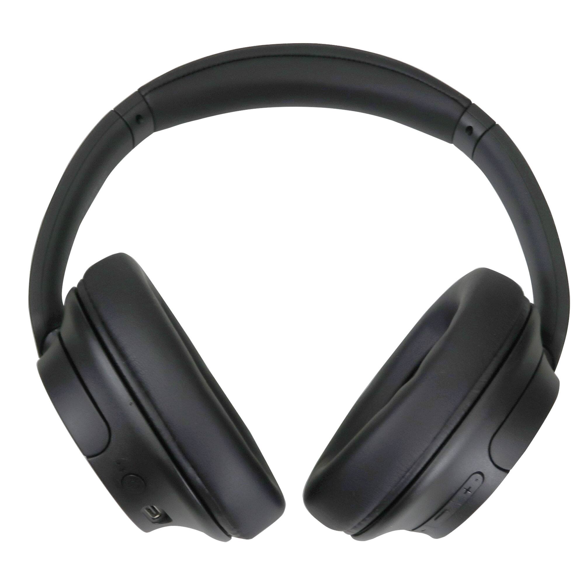 Left. Sony - Sony Wireless Over-Ear Noise-Canceling Headphones WH-CH720N + in-Ear Headphones - Black.