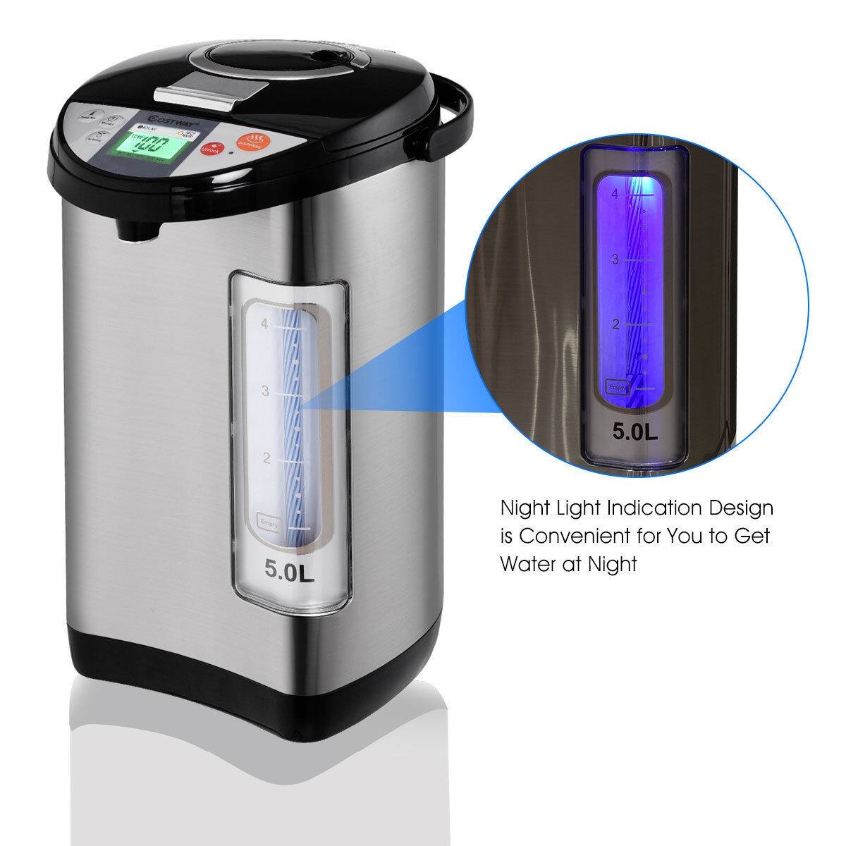 5.0L, 5.0L, Night Light Indication Design is Convenient for You to Get Water at Night