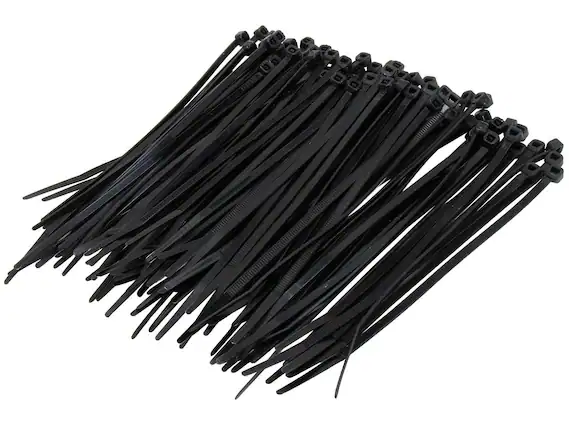 Front. Cables to Go - C2G/Cables To Go 43037 Cable Ties - 100 Pack (Black).