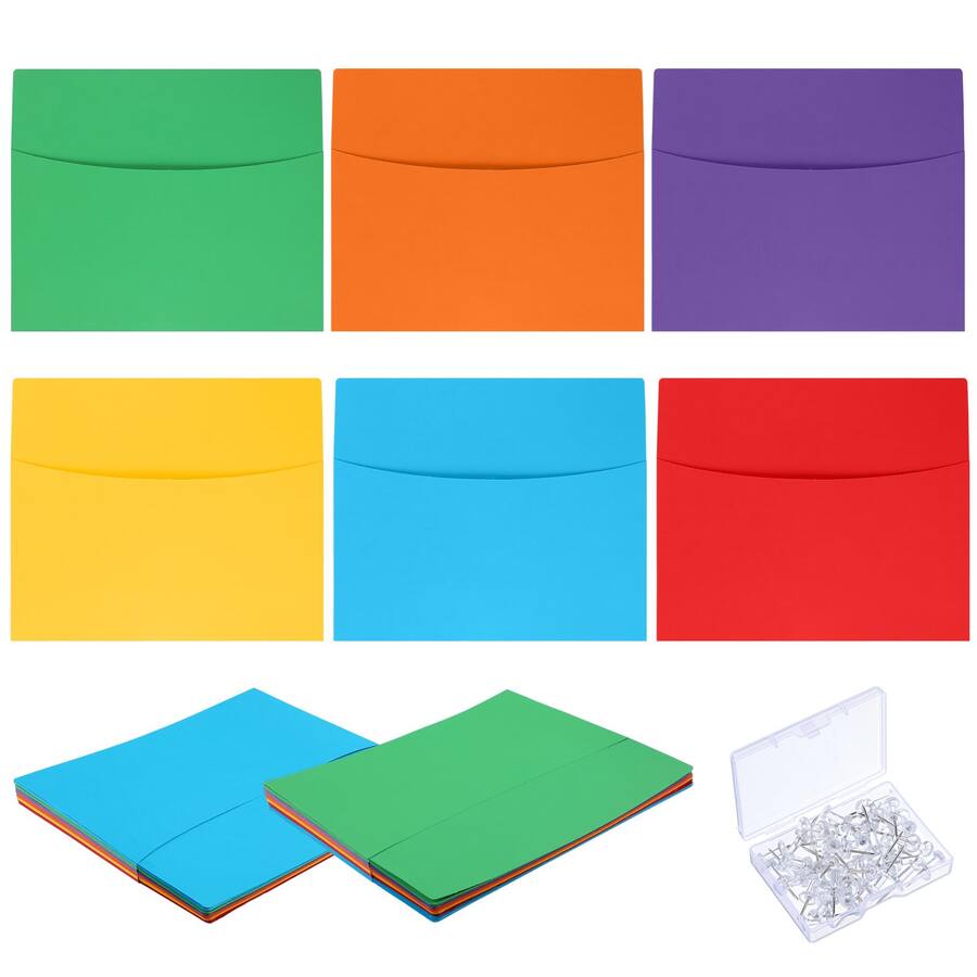 Assortment File Format Dapper Styles 24 Oversized Wall Pockets Colors Assortment Hanging File ...