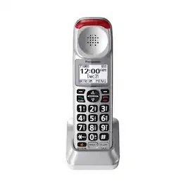 Panasonic - Amplified Cordless Phone Handset Accessory- KX-TGMA45 - Silver