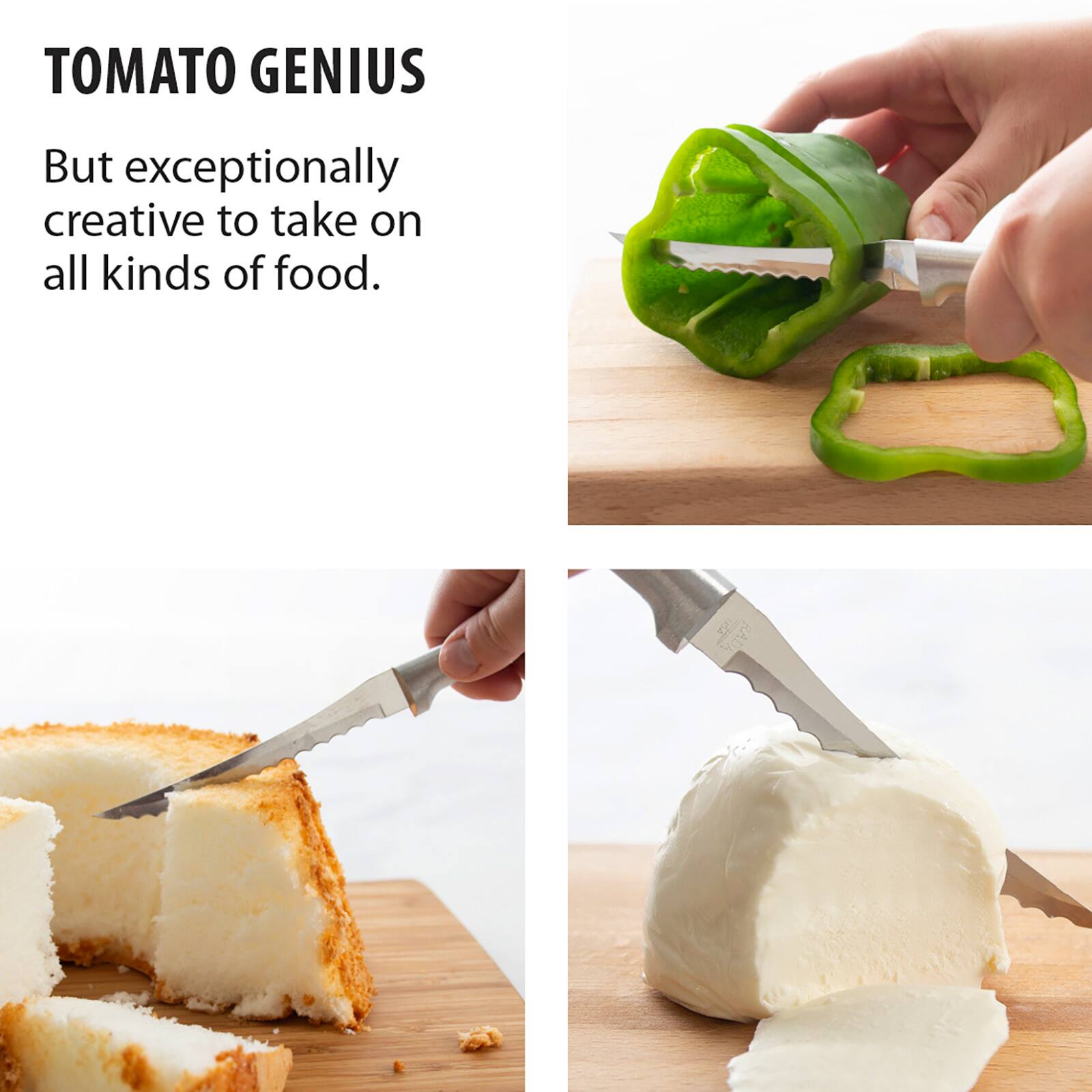 TOMATO GENIUS  
But exceptionally creative to take on all kinds of food.