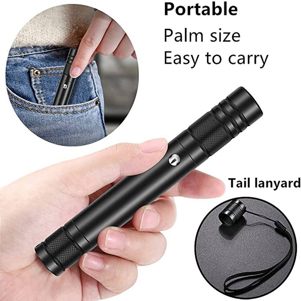 Portable  
Palm size  
Easy to carry  
Tail lanyard