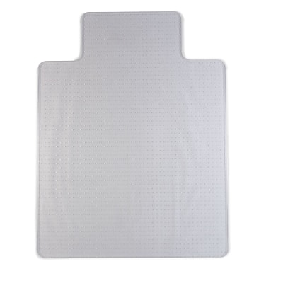 Staples - Carpet Chair Mat with Lip, 46" x 60'', Medium-Pile - Clear
