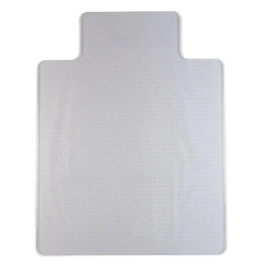 Front. Staples - Staples® Carpet Chair Mat with Lip, 46" x 60'', Medium-Pile, Clear (27015-US/CC) - Clear.