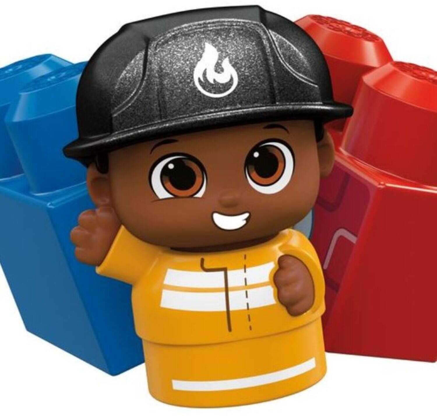 Alt View 2. Mega Bloks - MEGA BLOKS - 'Lil Vehicles Freddy Firetruck, 6 Piece Toddler Buiding Toy Set   - Collectibles - Multicolor.