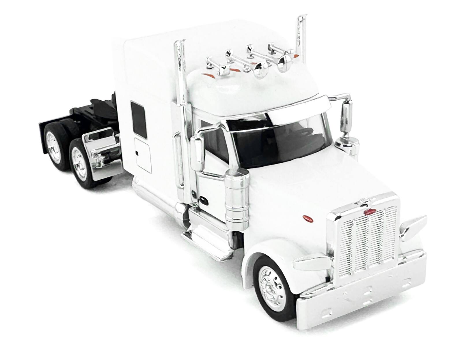 Alt View 2. HO Logistics Replicas - Kenworth W990 with Stand Up Sleeper Cab White 1/87 (HO) Scale Plastic Model Car by HO Logistics.