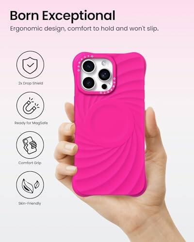 Born Exceptional  
Ergonomic design, comfort to hold and won't slip.  

GONAED 2x Drop Shield  
Ready for MagSafe  
Comfort Grip  
Skin-Friendly