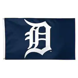 WinCraft - Detroit Tigers 3' x 5' Primary Logo Single-Sided Flag - Multicolor