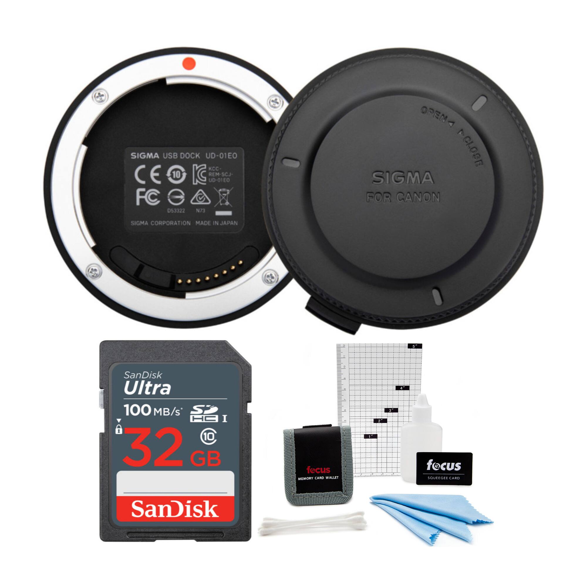 SIGMA USB DOCK UD-01E0 KCC 10 REM-SC2 UD-0IE0 FC 053322 N/3 OPEN- CLOSE SIGMA FOR CANON SIGMA CORPORATION MADE IN JAPAN SanDisk Ultra 100 MB/s SP HC I  10 32 GB  fecus NURO  R fecus SOUEEGES .odd SanDisk