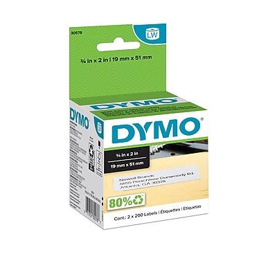 30578 LW  
1 in x 2 in (19 mm x 51 mm)  
DYMO  
DYMO  
4 in M  
2 in x 51 mm (19 mm)  
Ra  
Nowed  
Bronchs  
Dunwoody  
M  
Poochtee  
3X2 GA  
Attanta  
80%  
Etiquetas Labels Étiquettes  
Cont: 2 x 200 Labels Étiquettes Étiquetas