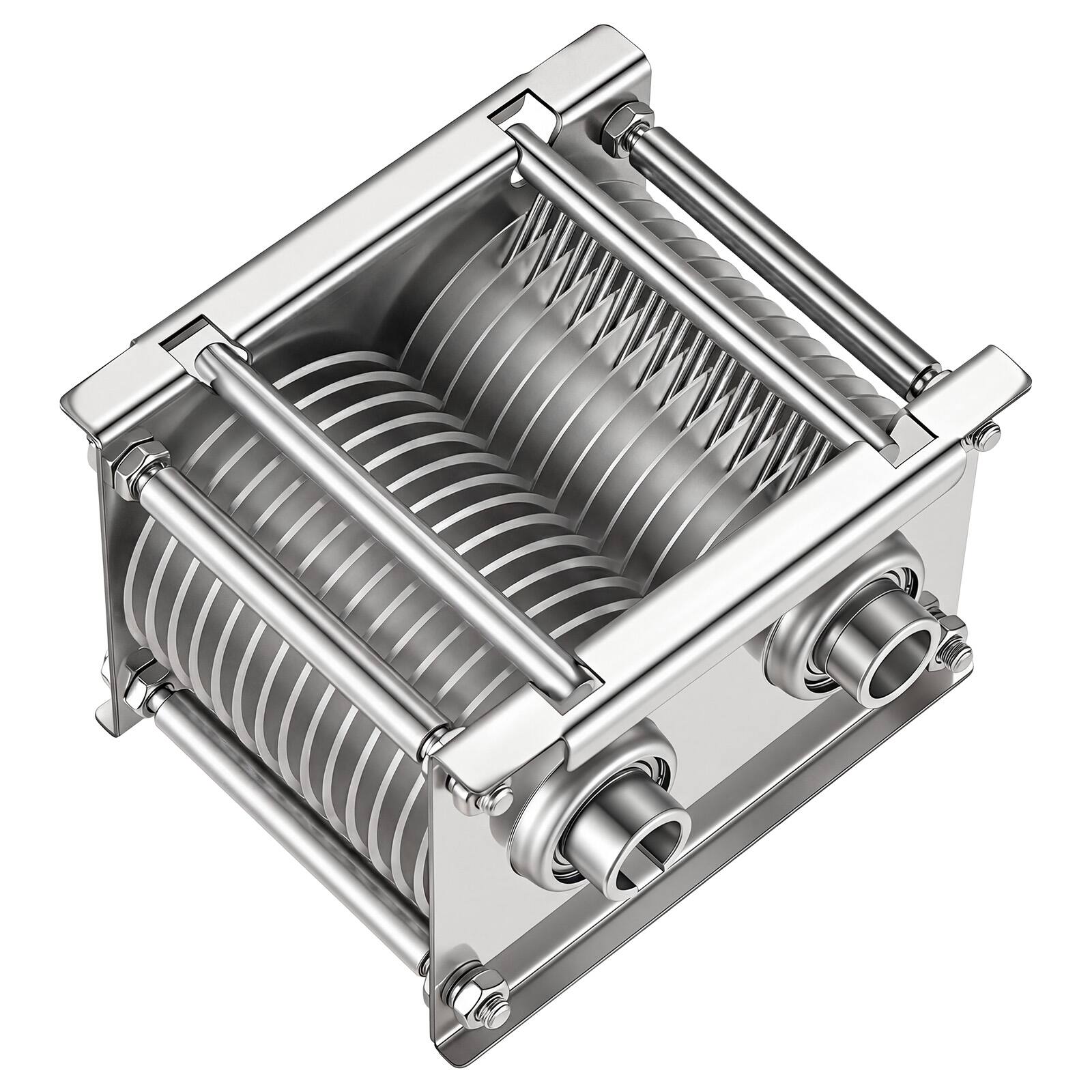 Alt View 5. VEVOR - Meat Cutter Machine Blade,7 mm Replacement Commercial Blade for Model 90 Food Slicer, Stainless Steel, for Boneless Meat - Silver.