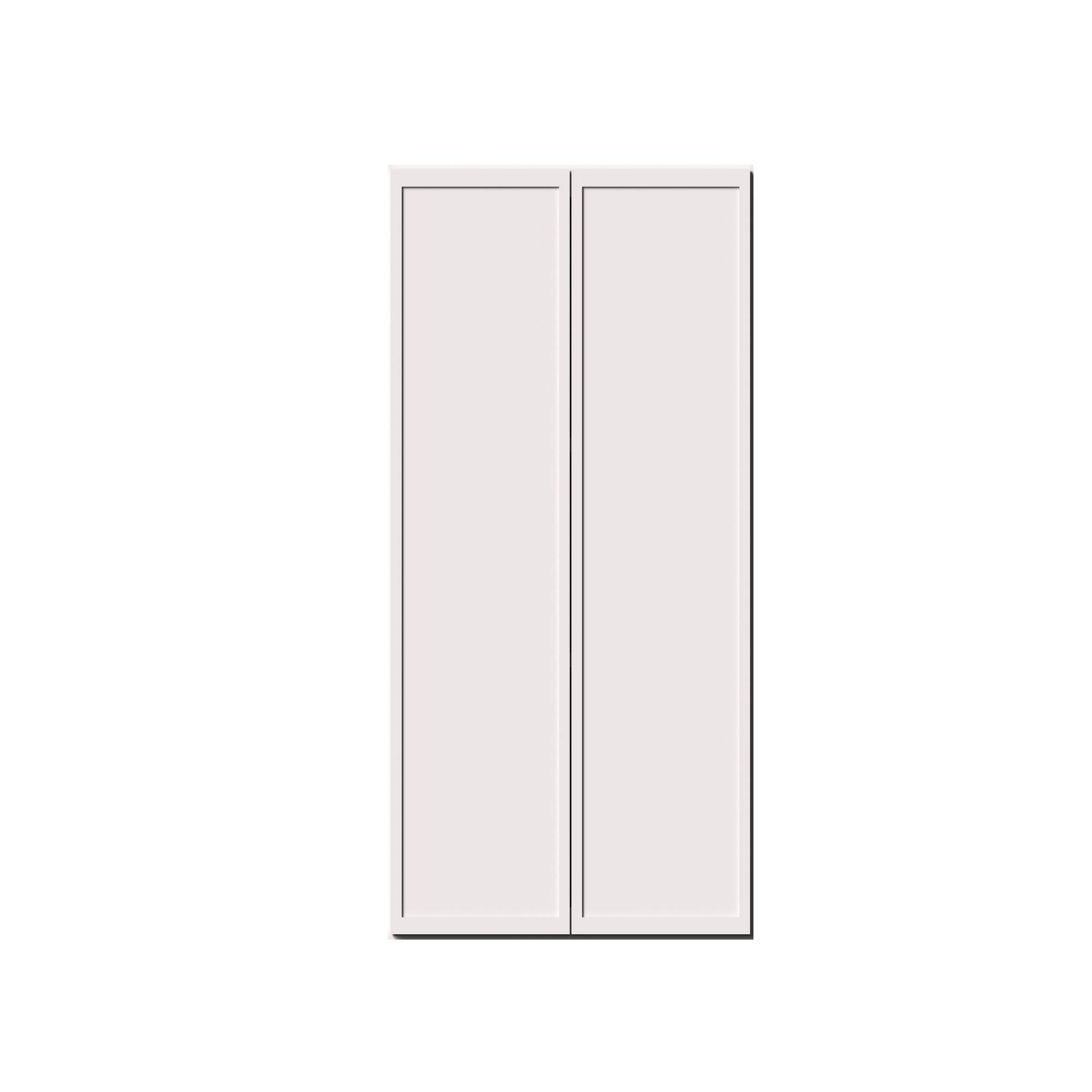 Alt View 1. Boyel Living - 27-in W x 36-in H x 12-in D Slim Shaker RTA Kitchen Wall Cabinet with Soft-Close - Snow White.