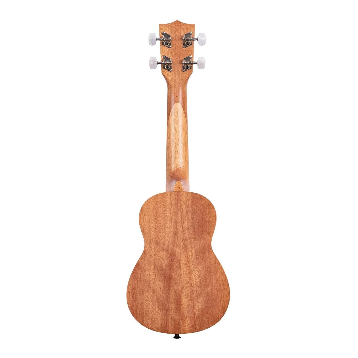 Back. Kala - Kala KA-15S Satin Mahogany Soprano 4-String Ukulele.