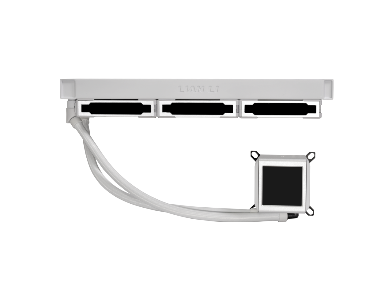Alt View 1. Lian Li - LIAN LI Galahad II LCD SL-INF 360 White Liquid Cooler, Intel LGA 1851/1700/1200 & AMD AM5/AM4 Compatible - GA2ALCD36INW - White.