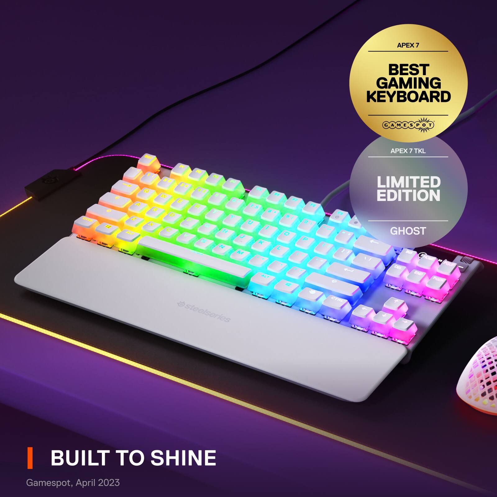 APEX 7 BEST GAMING KEYBOARD APEX 7 TKL - F F - - . P O .. W . P P . N A E R / > P e a T a D 7 a Z I X U D 2E O / C N AL D J M K P 2 L M I Ar M steelseries 2 F , P CTRL LIMITED EDITION GHOST - LAE END BUILT TO SHINE Gamespot, April 2023