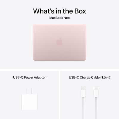 Apple MacBook Neo 13 inch Laptop A18 Pro chip with 6‑core CPU and Apple MacBook Neo 13 inch Laptop A18 Pro chip with 6‑core CPU and