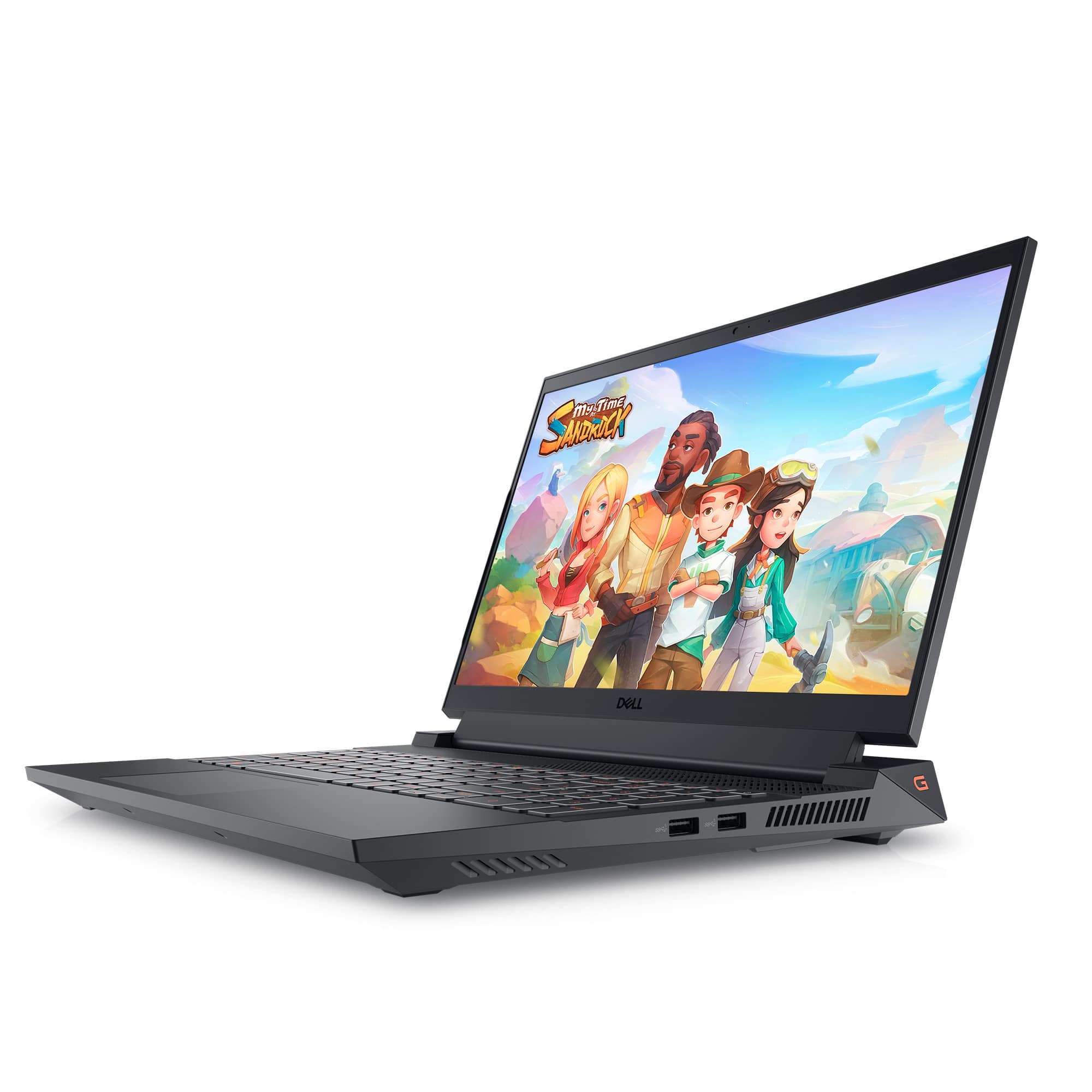Angle. Dell - G15 15.6" Gaming Laptop - AMD Ryzen 7 7840HS - NVIDIA GeForce RTX 4060 - 16GB Memory - 512GB SSD - Dark Shadow Gray.