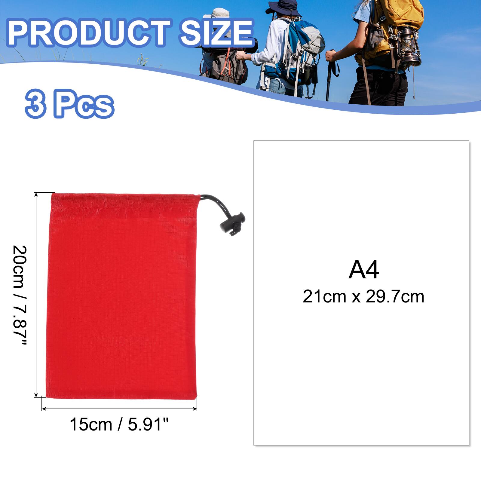PRODUCT SIZE

3 Pcs

20cm / 7.87"

15cm / 5.91"

A4

21cm x 29.7cm