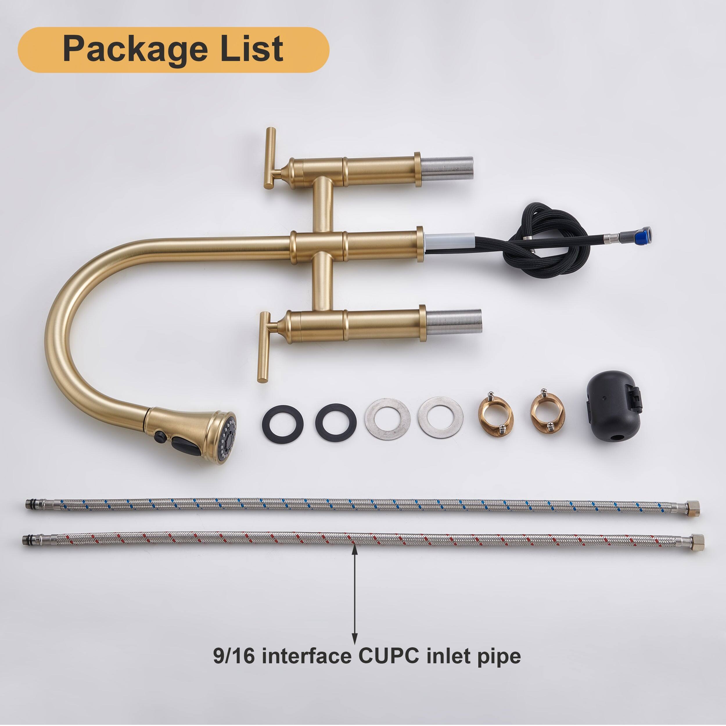 Package List
9/16 interface CUPC inlet pipe