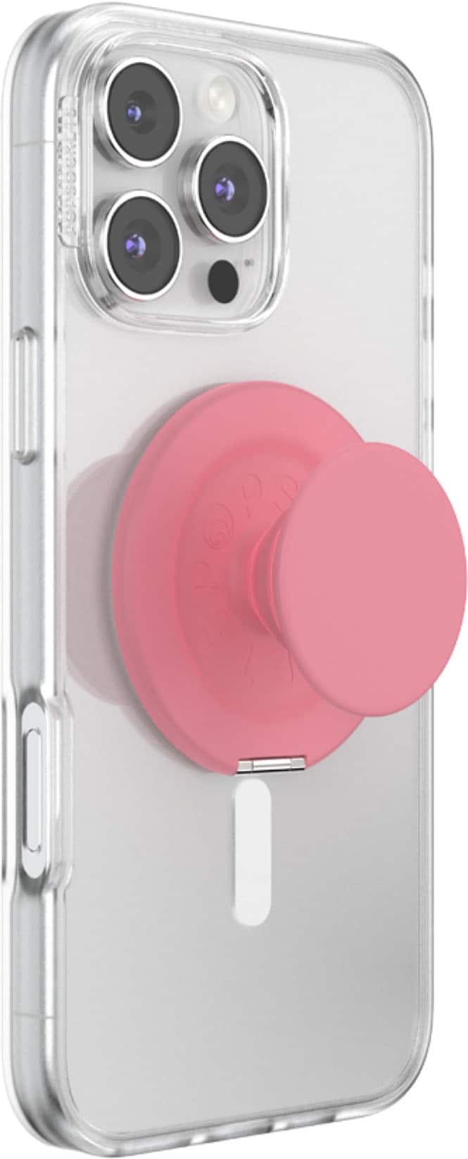 Alt View 2. PopSockets - MagSafe Kick-Out Universal Magnetic Grip & Stand with Adapter Ring for Cell Phones - Putty.