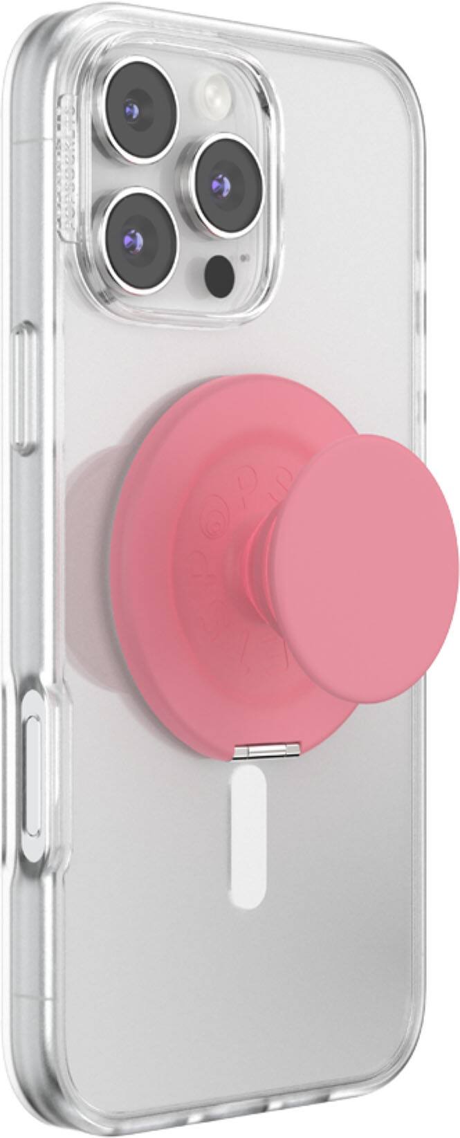 Alt View 2. PopSockets - MagSafe Kick-Out Universal Magnetic Grip & Stand with Adapter Ring for Cell Phones - Putty.