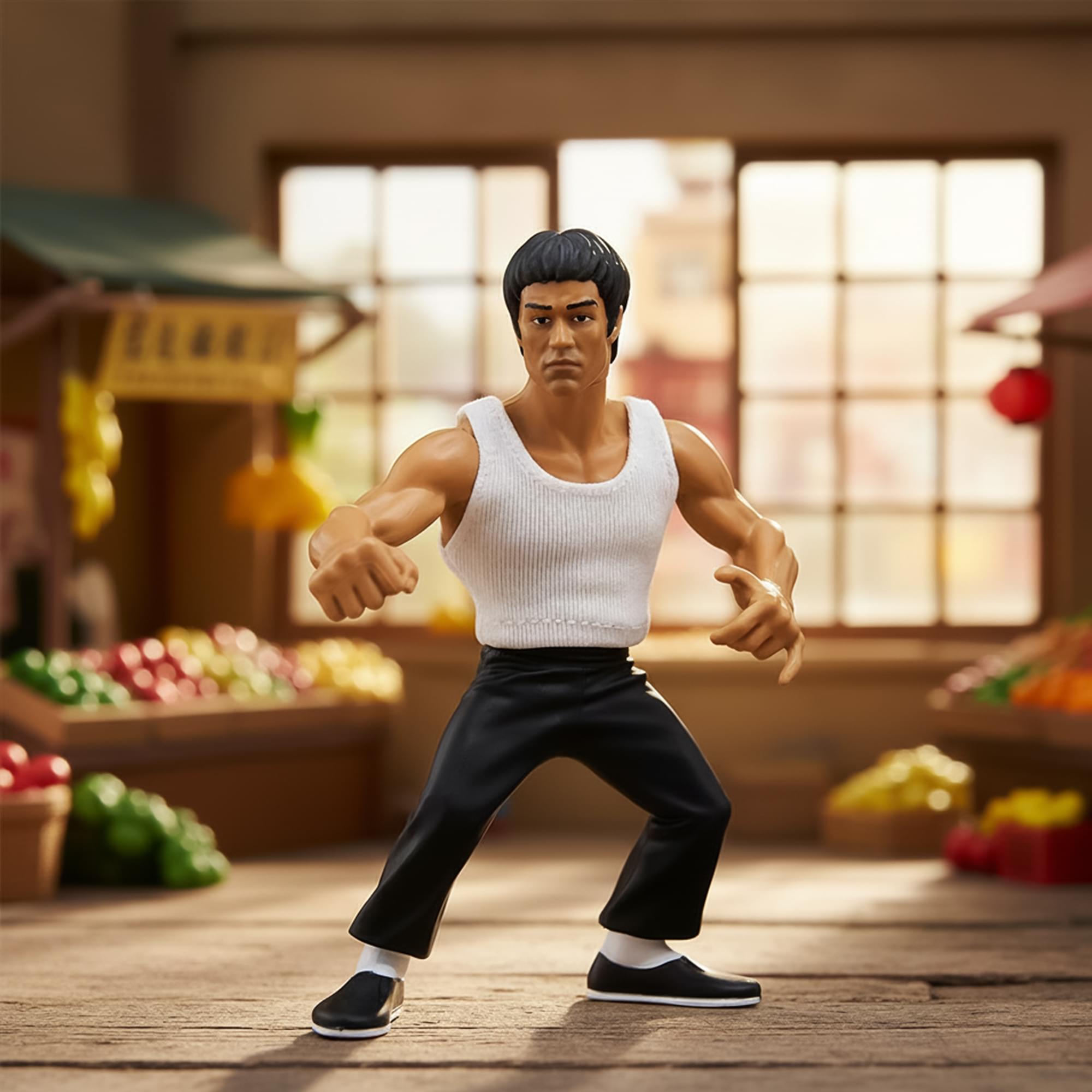 Alt View 6. Zombie Sailor's Toys - Bruce Lee Heels and Faces Retro Action Figure | Dragon - Multi-Colored.