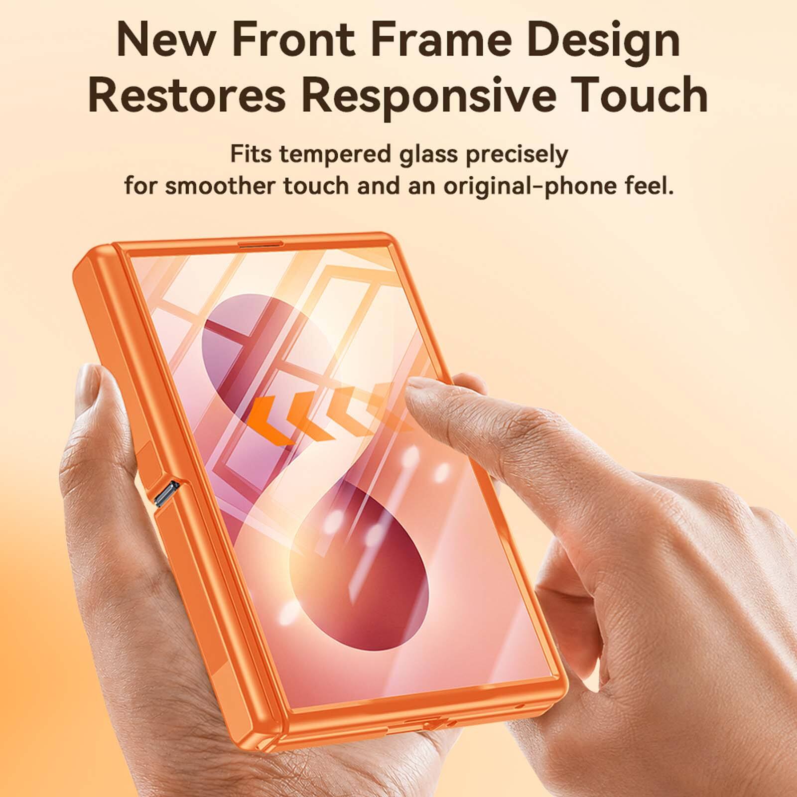 New Front Frame Design Restores Responsive Touch

Fits tempered glass precisely for smoother touch and an original-phone feel.