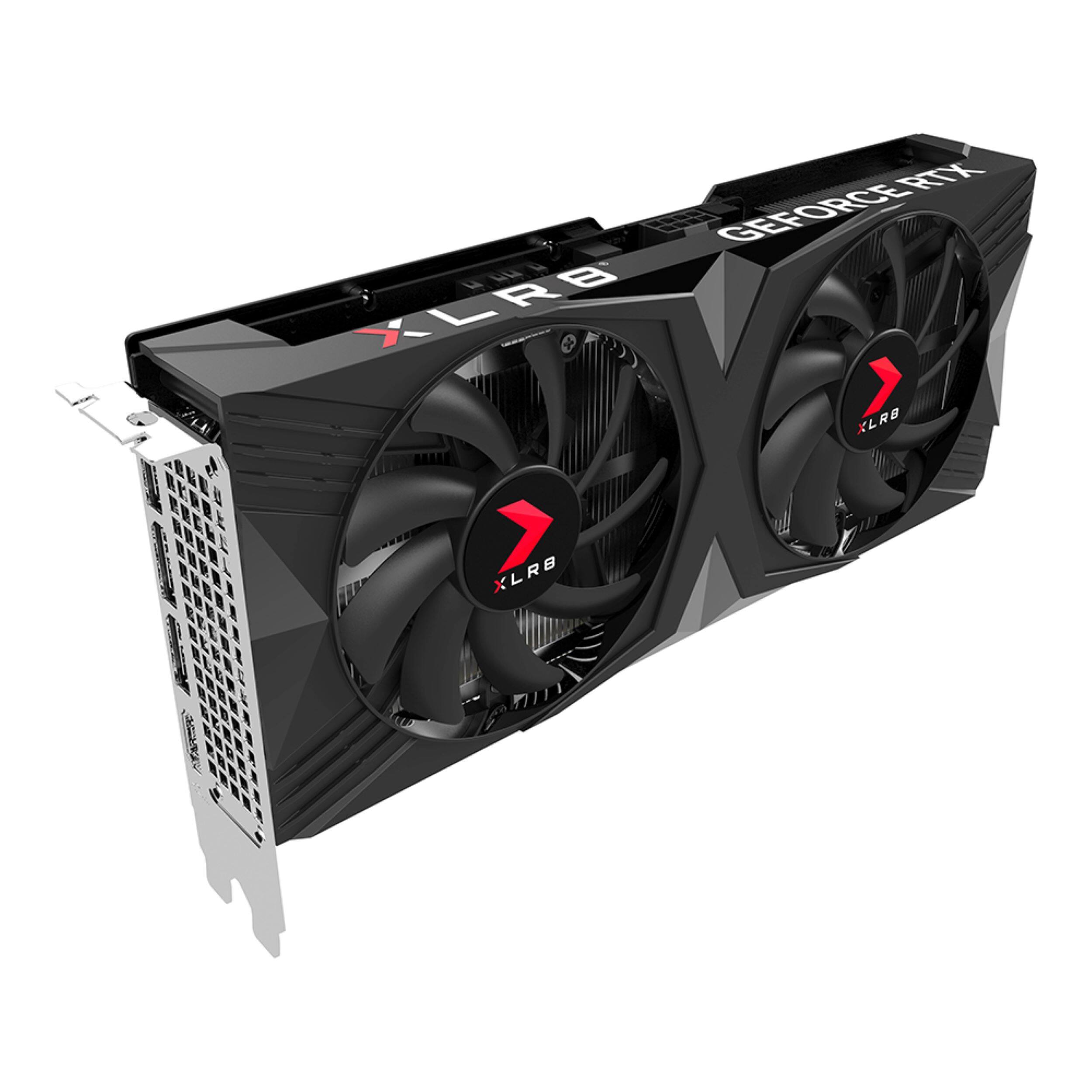 Alt View 12. PNY - NVIDIA GeForce RTX 4060 Ti 8GB OC GDDR6 PCIe Gen 4 x16 Graphics Card with Dual Fan - Black.