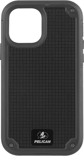 Front. Pelican - Pelican G10 Shield Black Case + Holster - iPhone 12 Pro Max - Black.